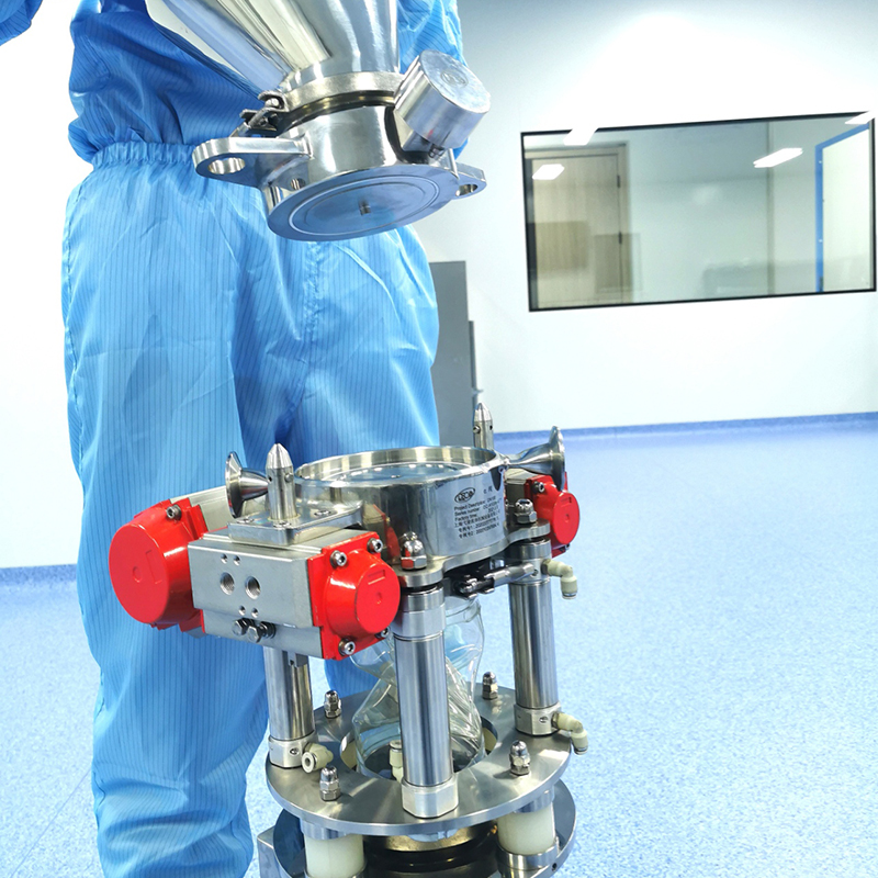 Aseptinen halkaistu läppäventtiili