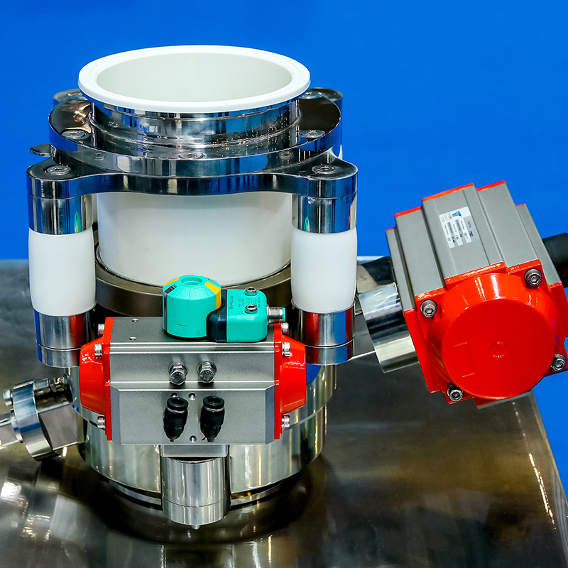 Aseptinen halkaistu läppäventtiili