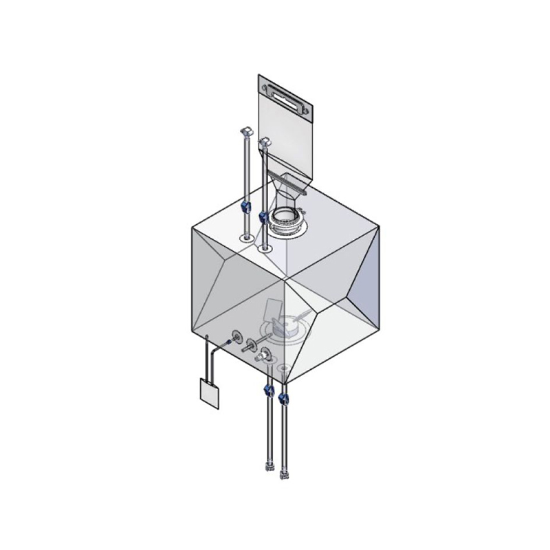 Kertakäyttöinen steriili jauheen kuljetus/säilytys/ruokintapussi